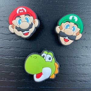 Brand New Croc Charms: Super Mario, Luigi, and Yoshi